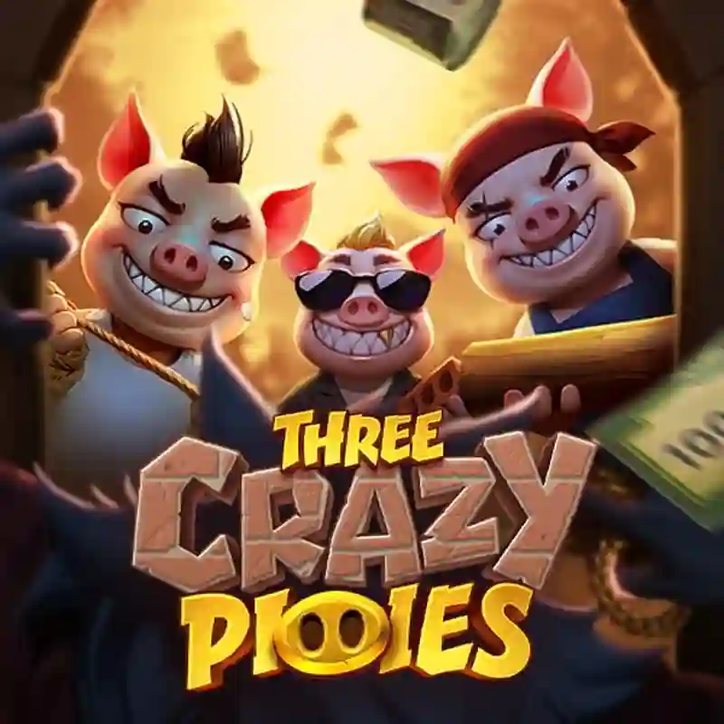 Three Crazy Piggies slot game interface mxjuegos